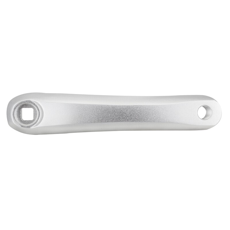 Sunlite Left Crank Arm - Alloy, Low Profile, 175mm, Silver, Horizontal Square JIS