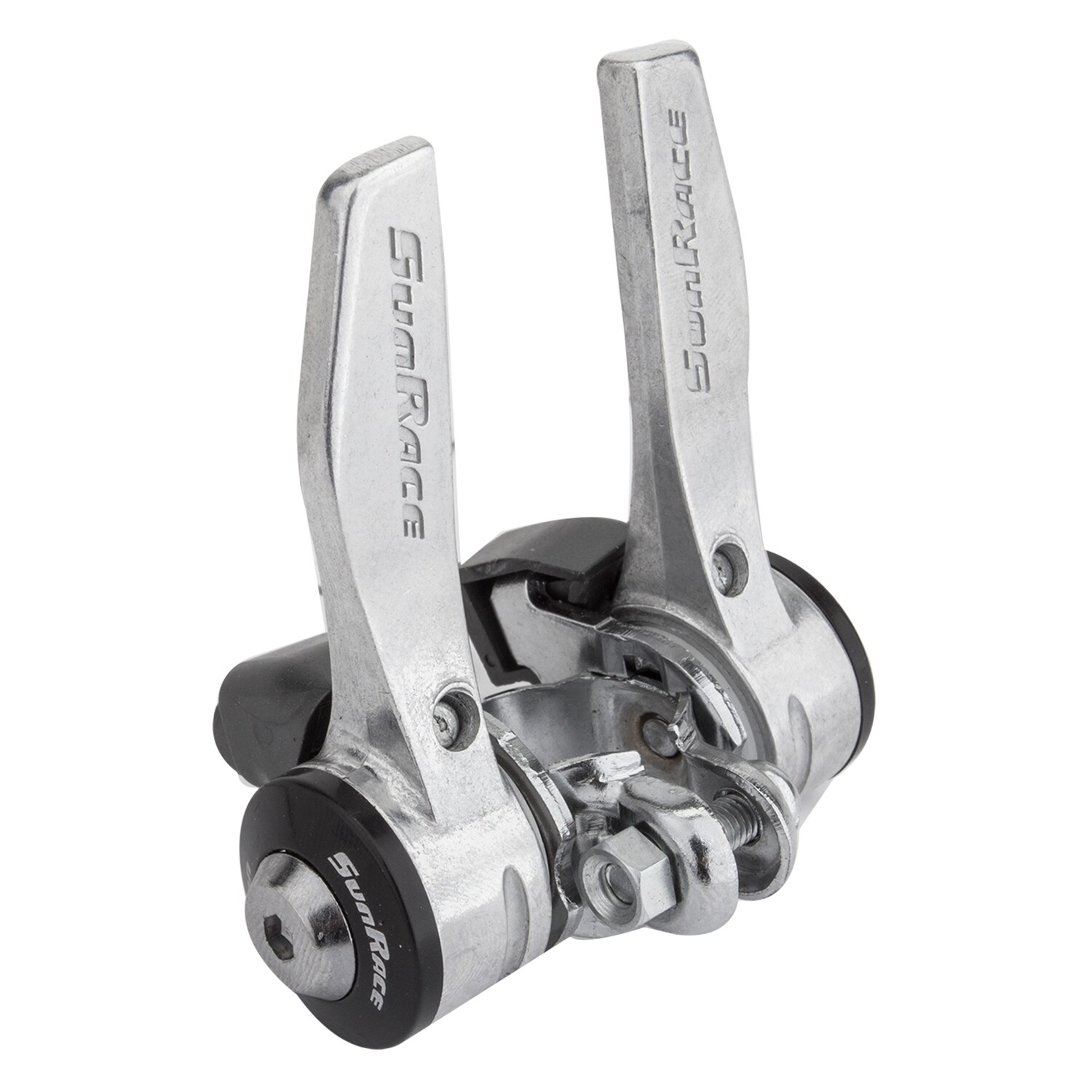 Sunrace SLR30 Friction Shifters - 3x7, Silver