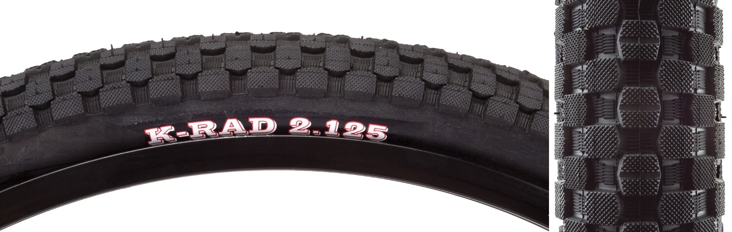 Kenda K-Rad Sport Tire - 24&quot; x 2.125&quot;, Black