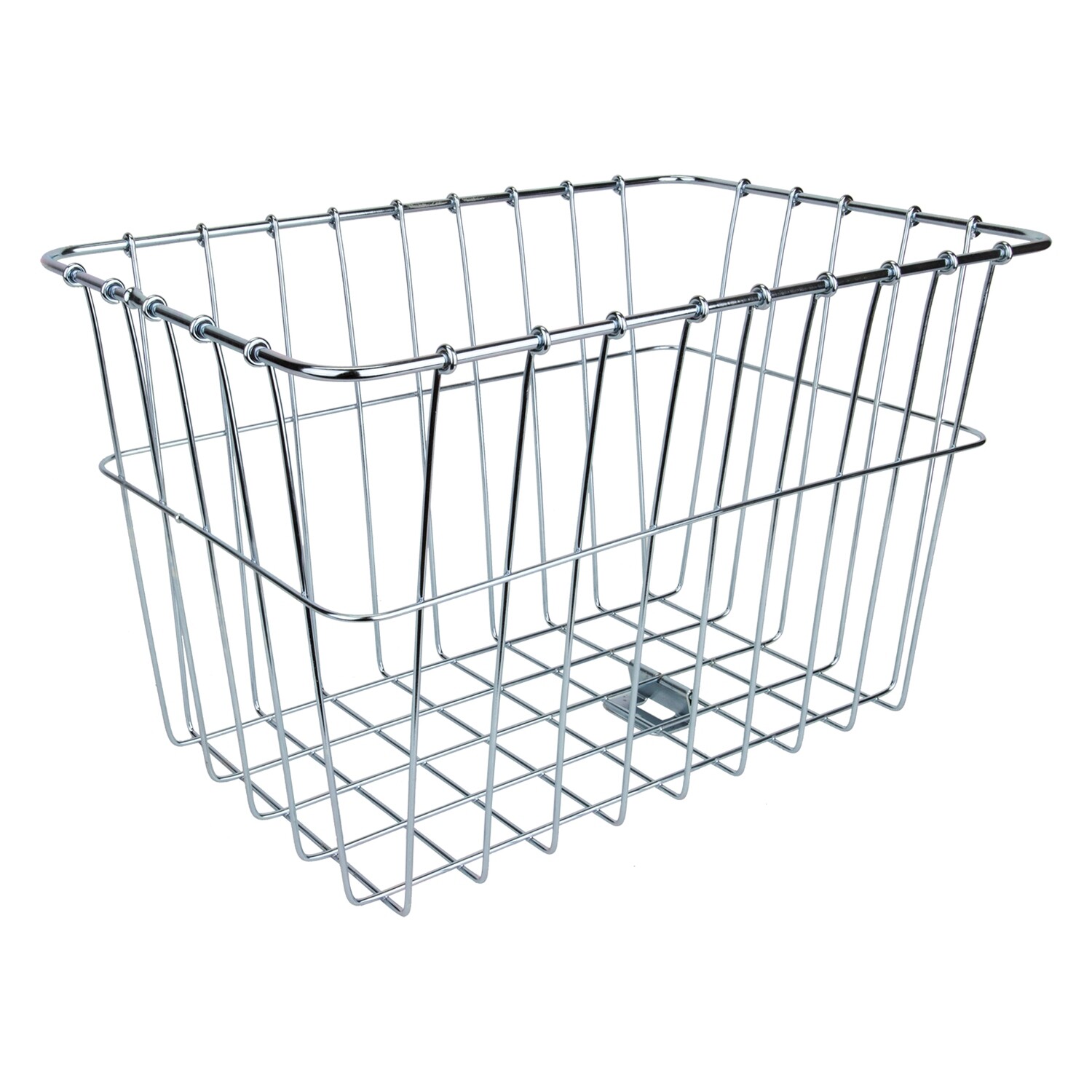 Wald #585 Rear Basket - Silver, 9.5x14.5x9&quot;