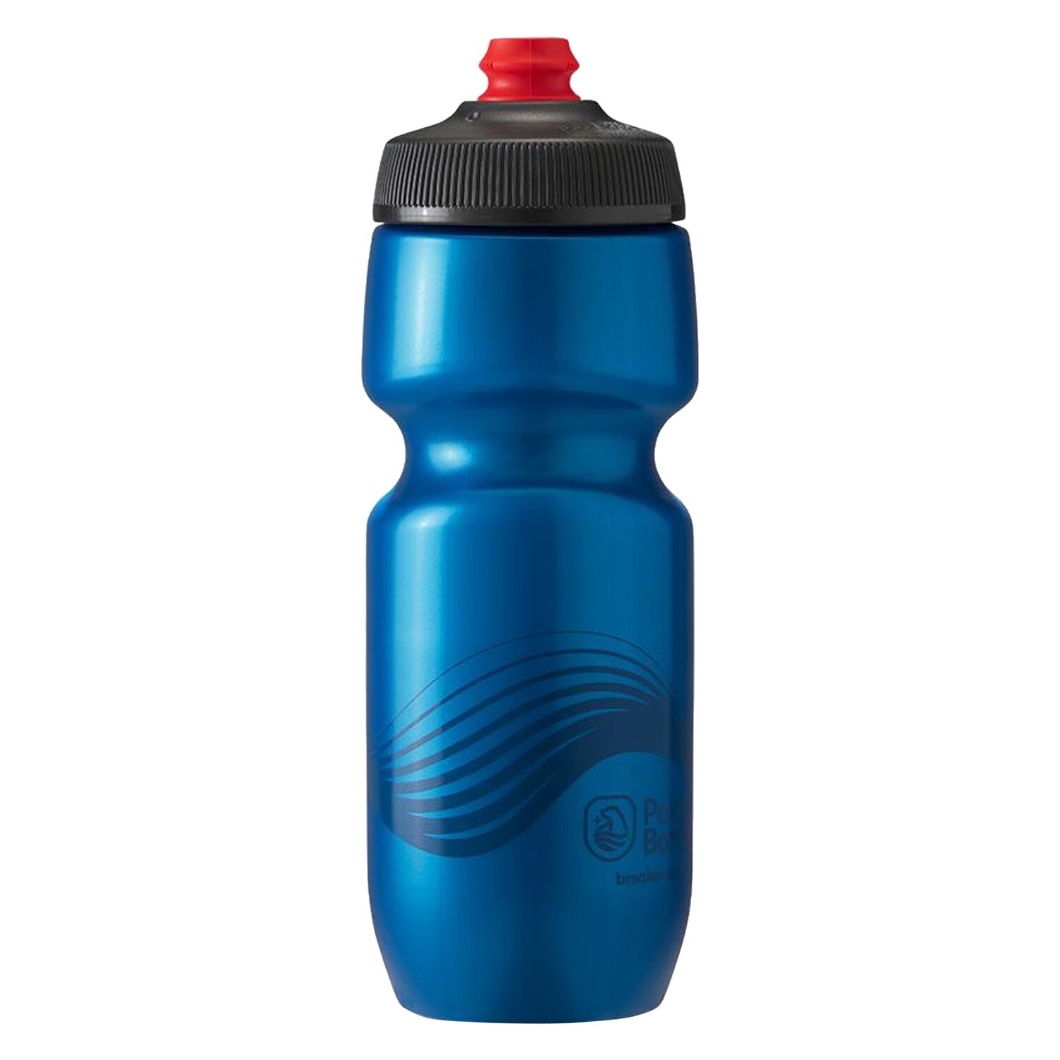 Polar Bottle Breakaway Bottle - 24oz, Deep blue/Charcoal Wave