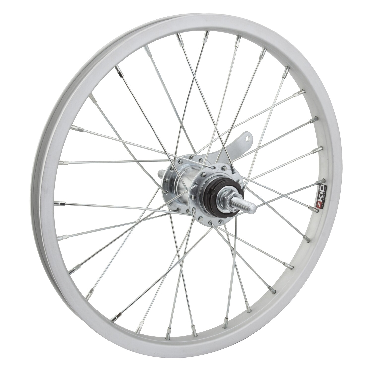 Wheel Master 16&quot; Juvenile Coaster Wheel - 3/8 Bolt-On, Silver
