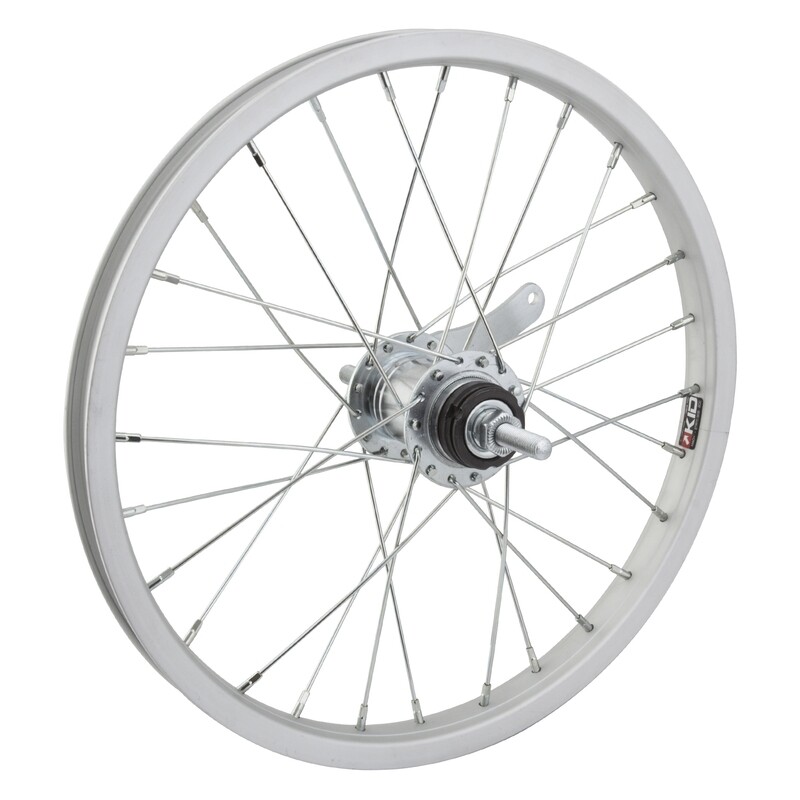 Wheel Master 16&quot; Juvenile Coaster Wheel - 3/8 Bolt-On, Silver