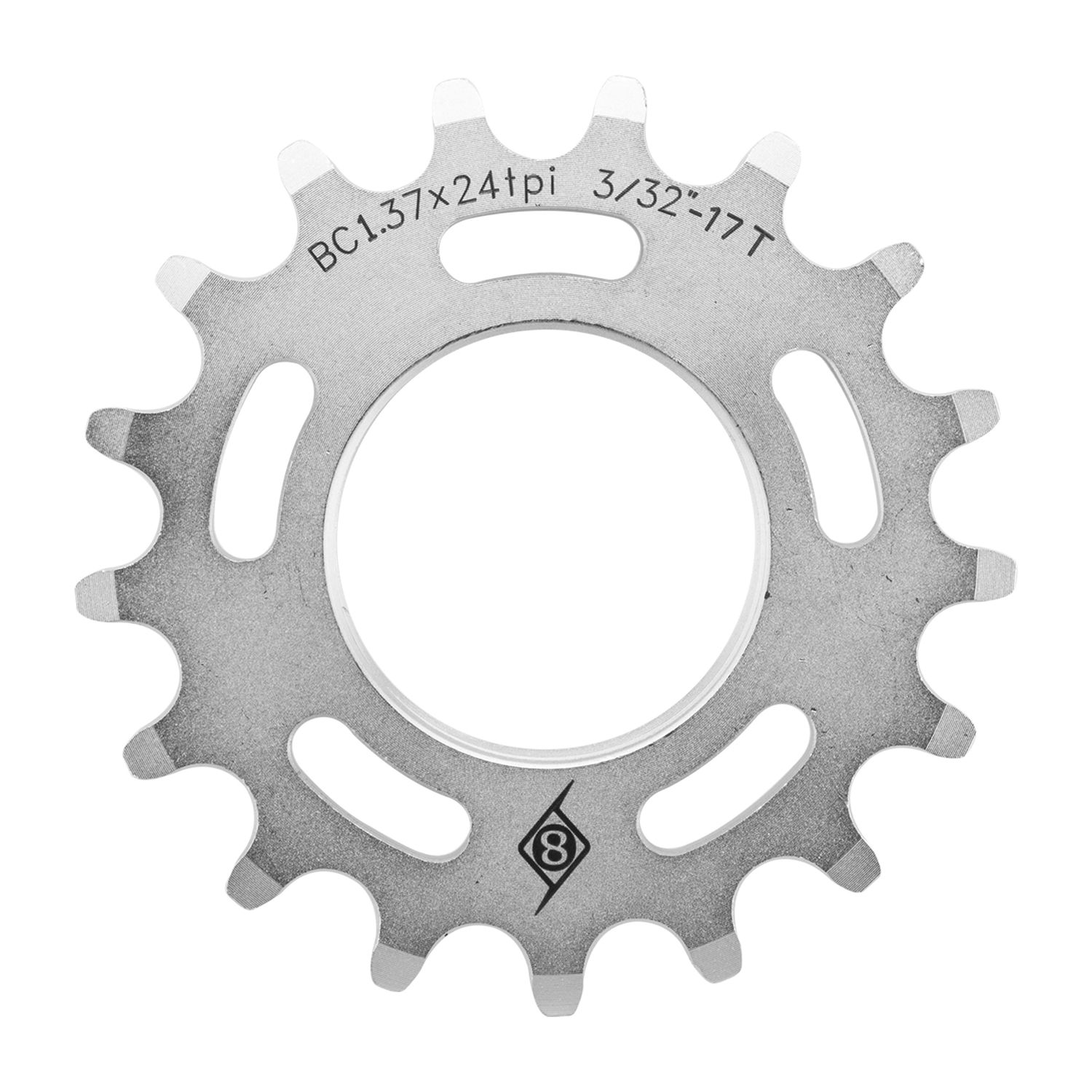 Origin8 3/32&quot; Track Cog, Color: Silver, Size: 17T
