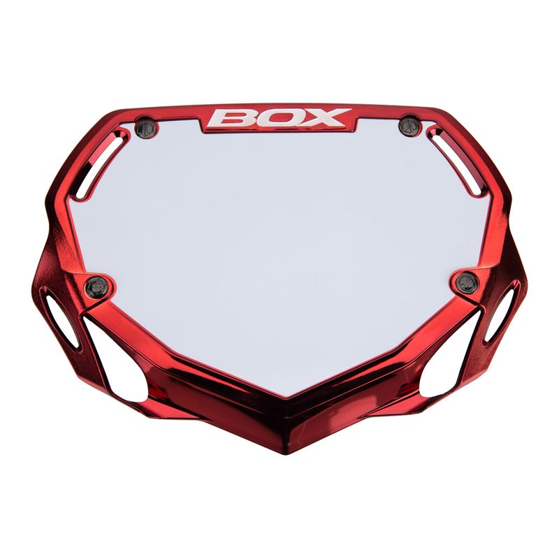 Box Two Chrome Small Number Plate