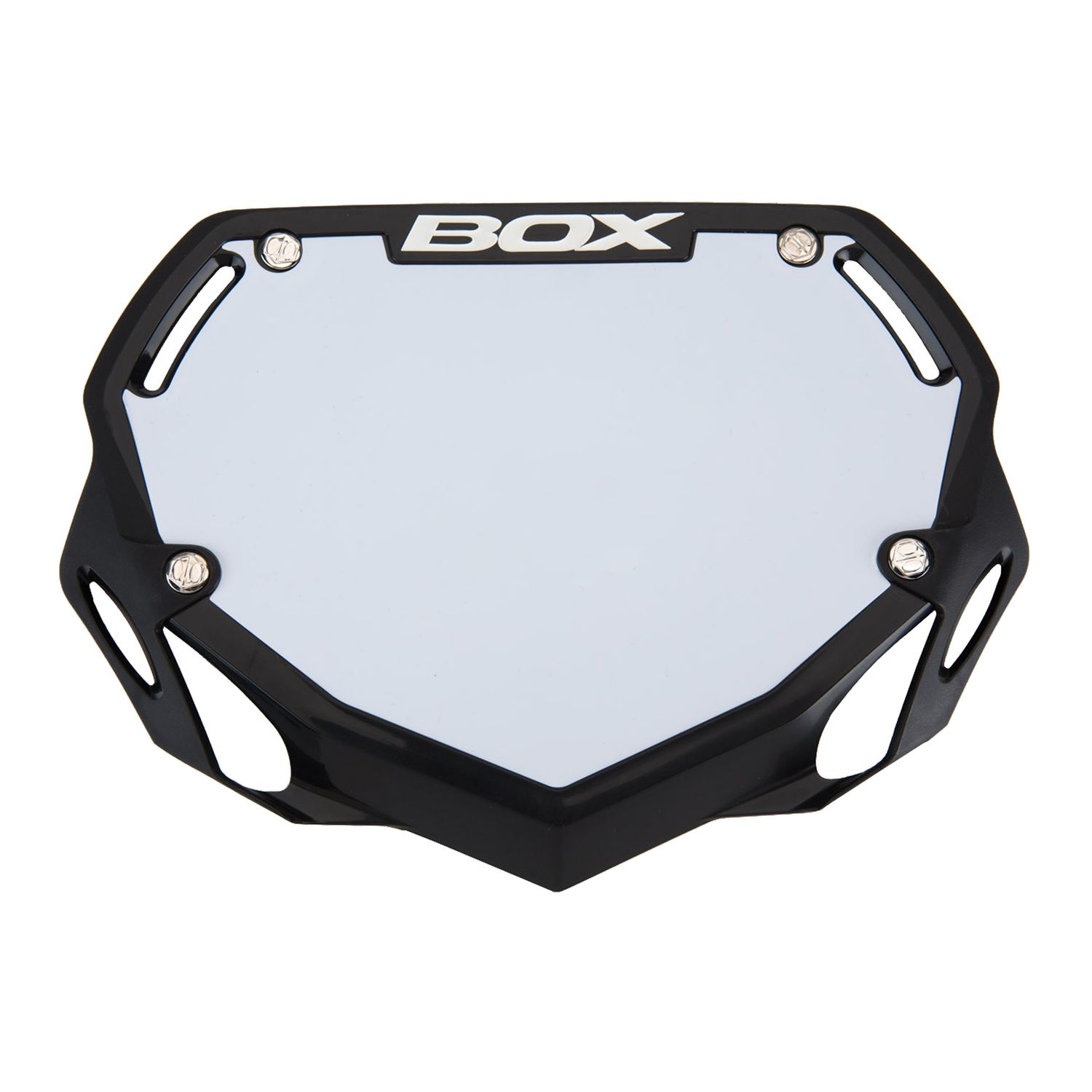 Box Two Small Number Plate, Color: Black
