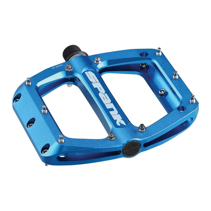 Spank Spoon 110 Pedals, Color: Blue