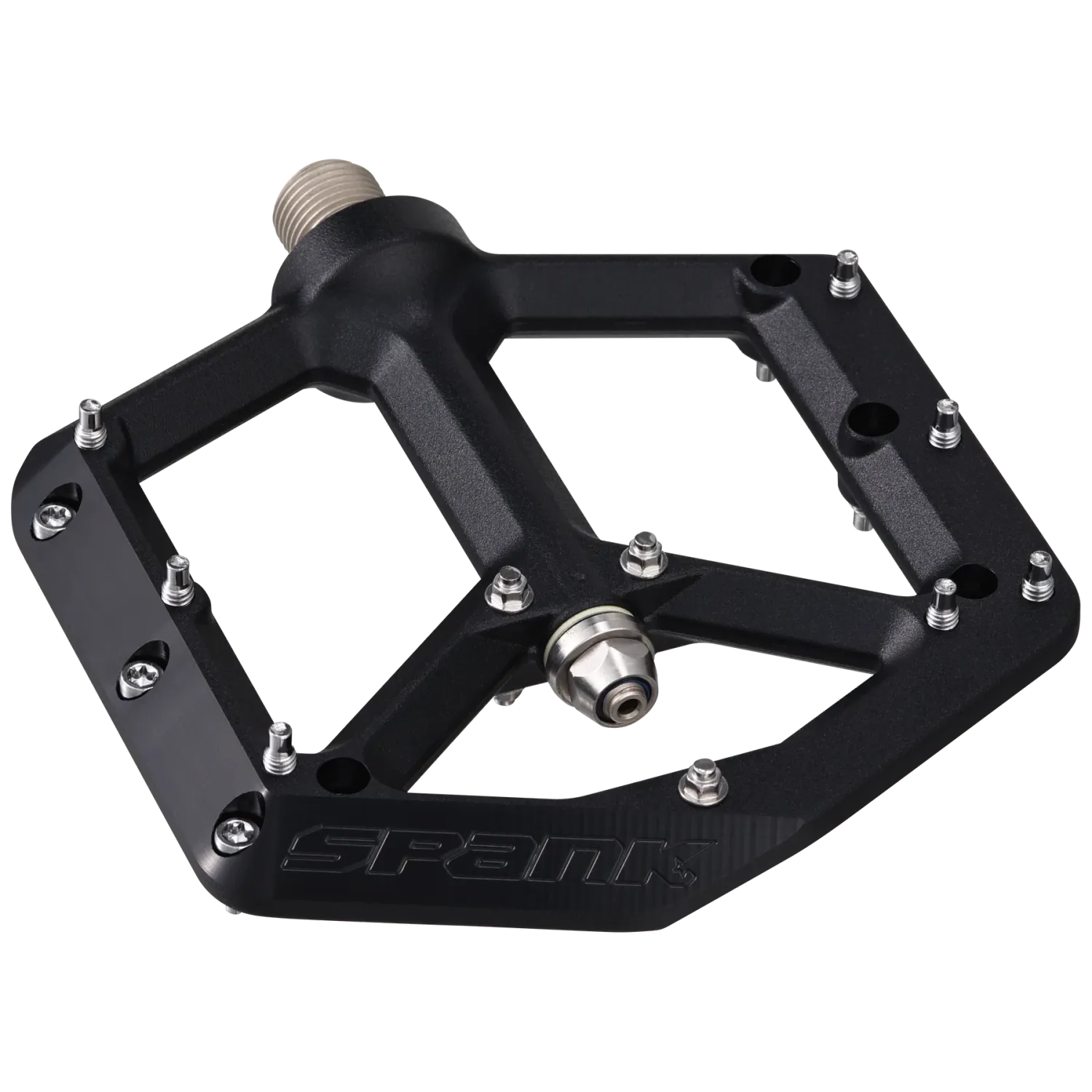 Spank Spike Pedals, Color: Black
