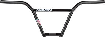 Sunday Street Sweeper BMX Handlebar - 9.25&quot;, Black