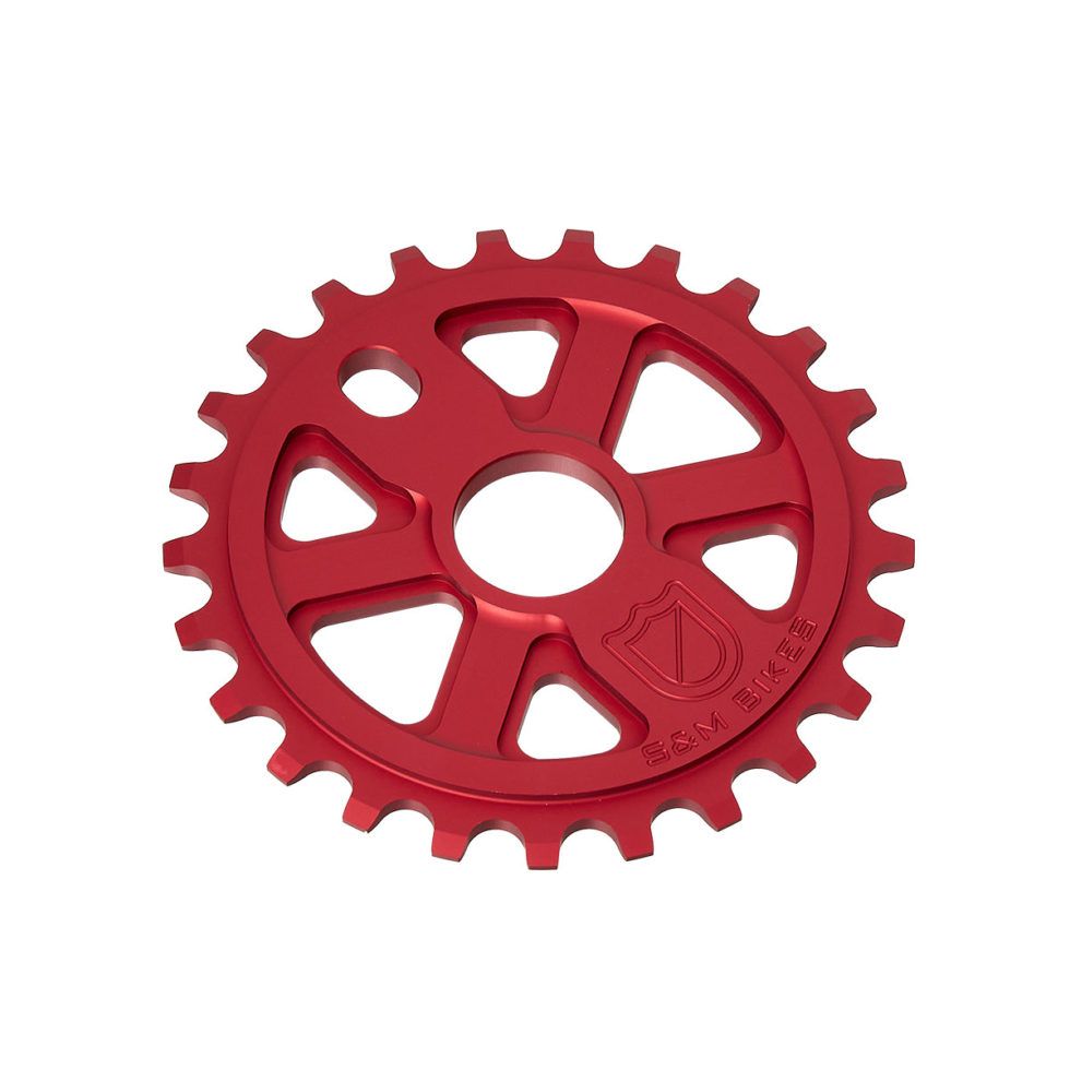 S&amp;M Sprocket X-Man 25T, Color: Blood Red