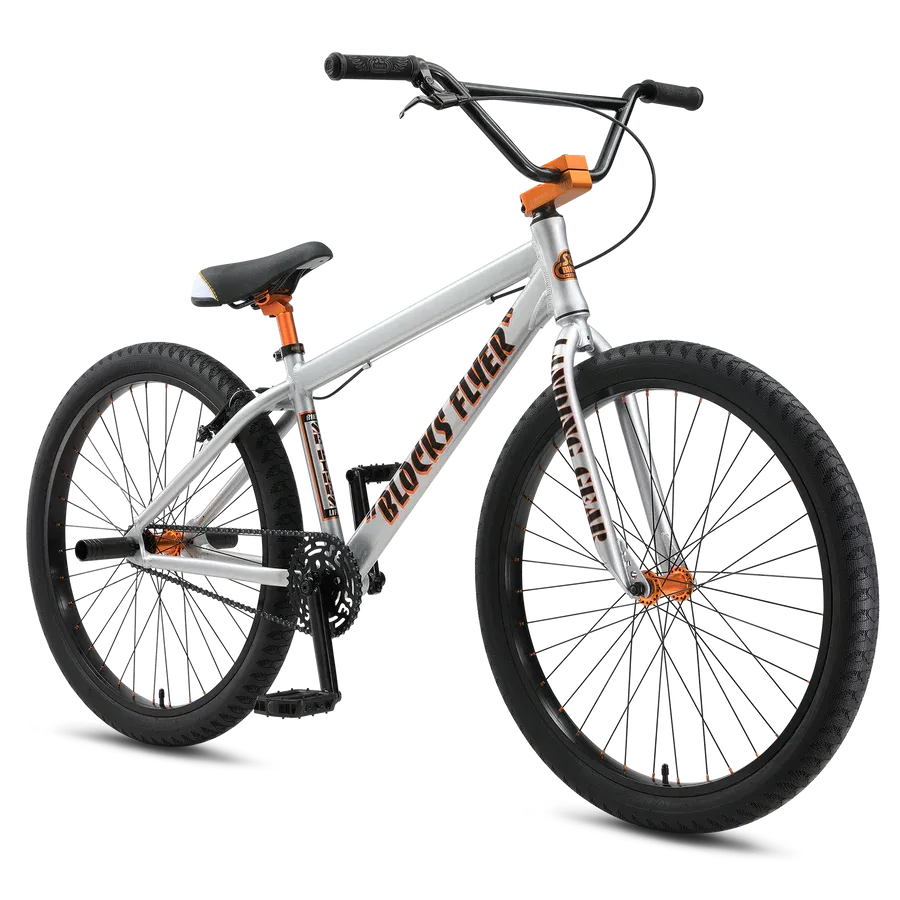 SE Blocks Flyer 26 Iced Out Silver
