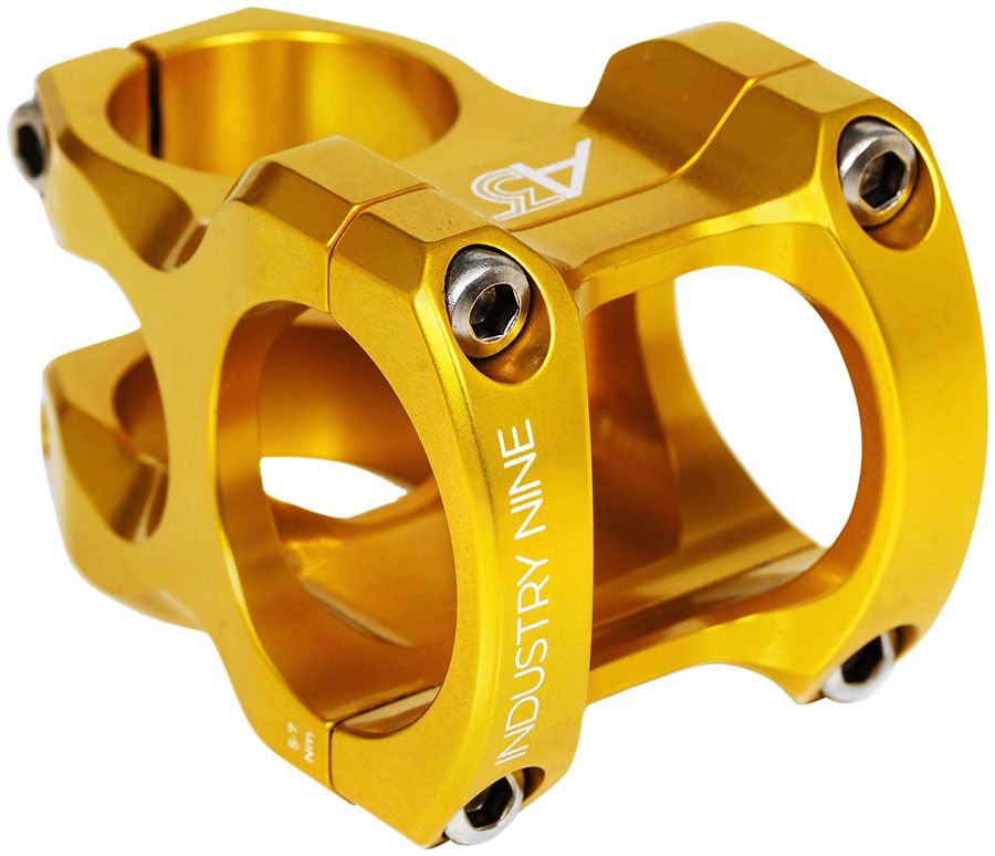 Industry Nine Stem A35 40mm, 35mm Clamp, +/-6 Gold