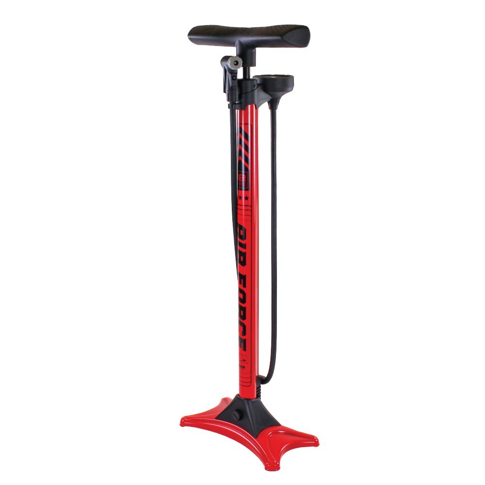 Serfas Air Force Floor Pump Tier 3 Red