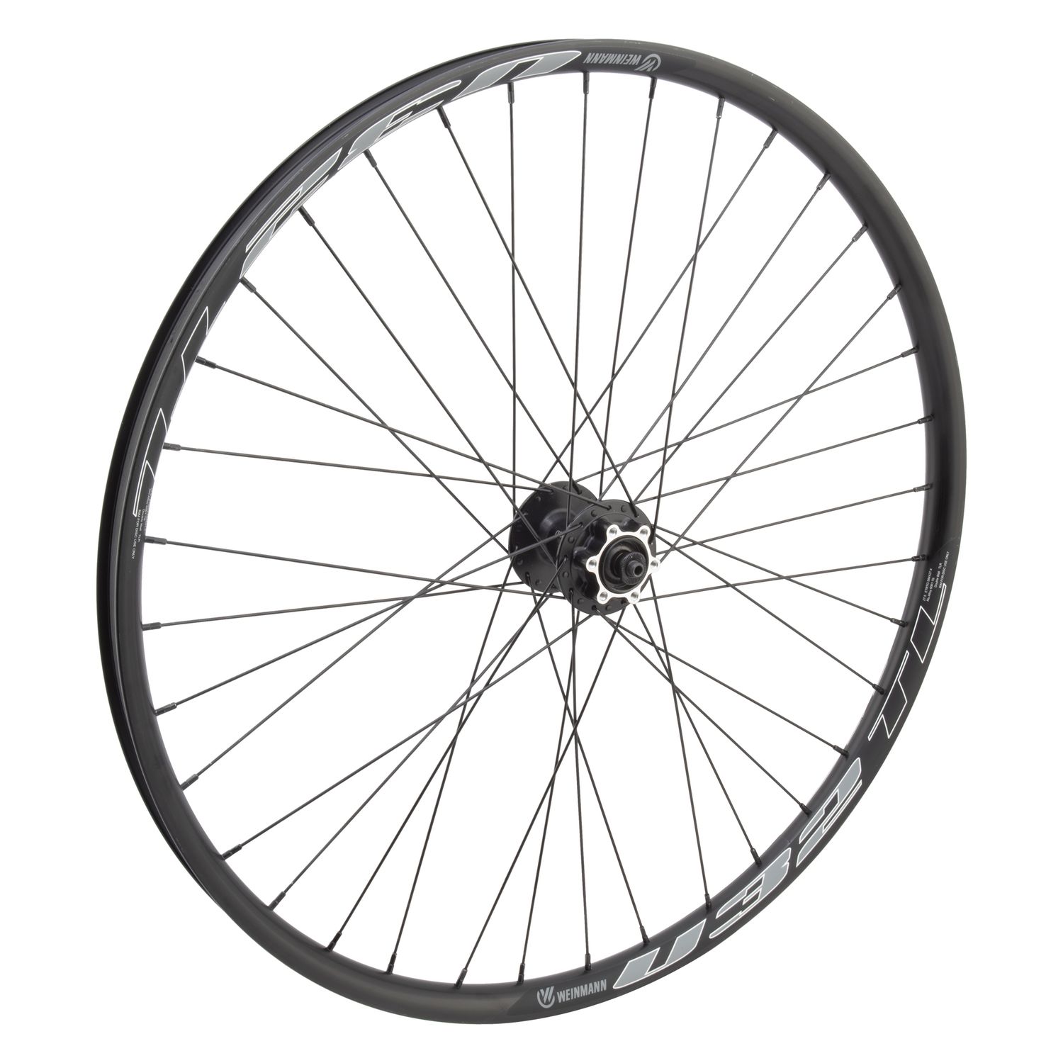 27.5&quot; Alloy Mountain Disc Double Wall - Front, Black, 6 Bolt, Tubeless