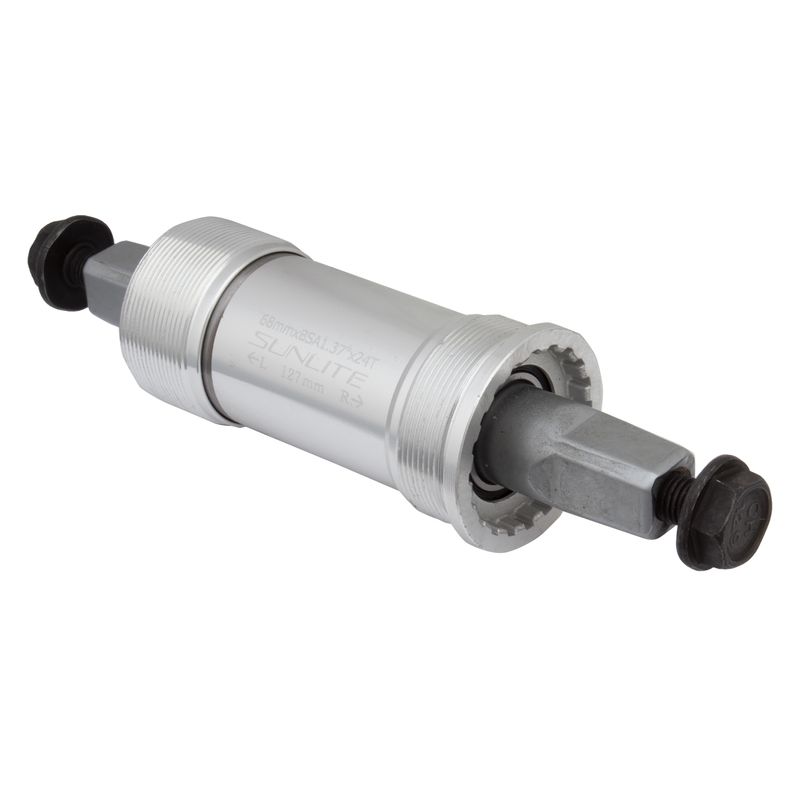 Sunlite SL-55 Bottom Bracket - English, Silver, 68mm x 127mm, Square JIS