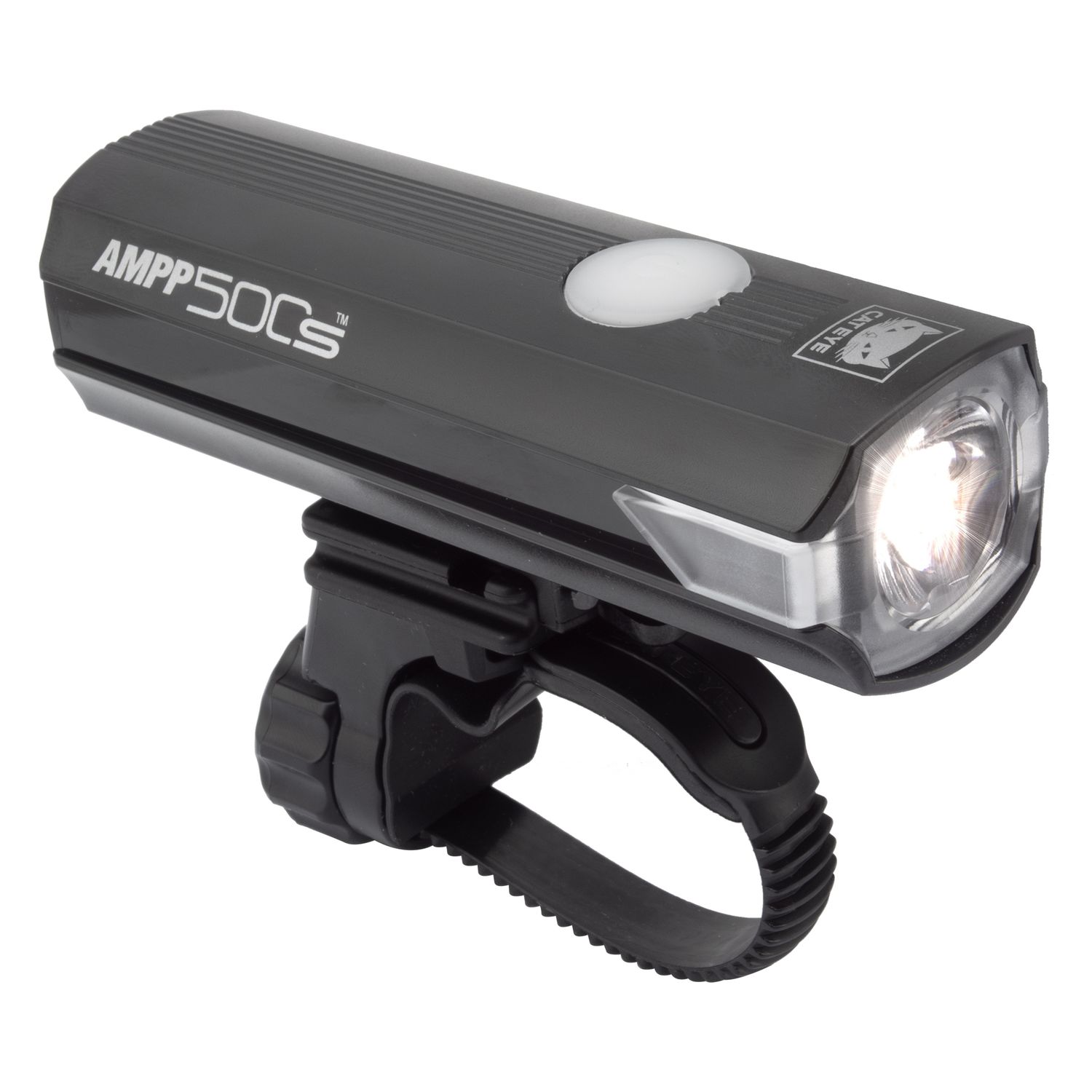 Cateye Headlight HL-EL085SRC AMPP500S - Black, USB