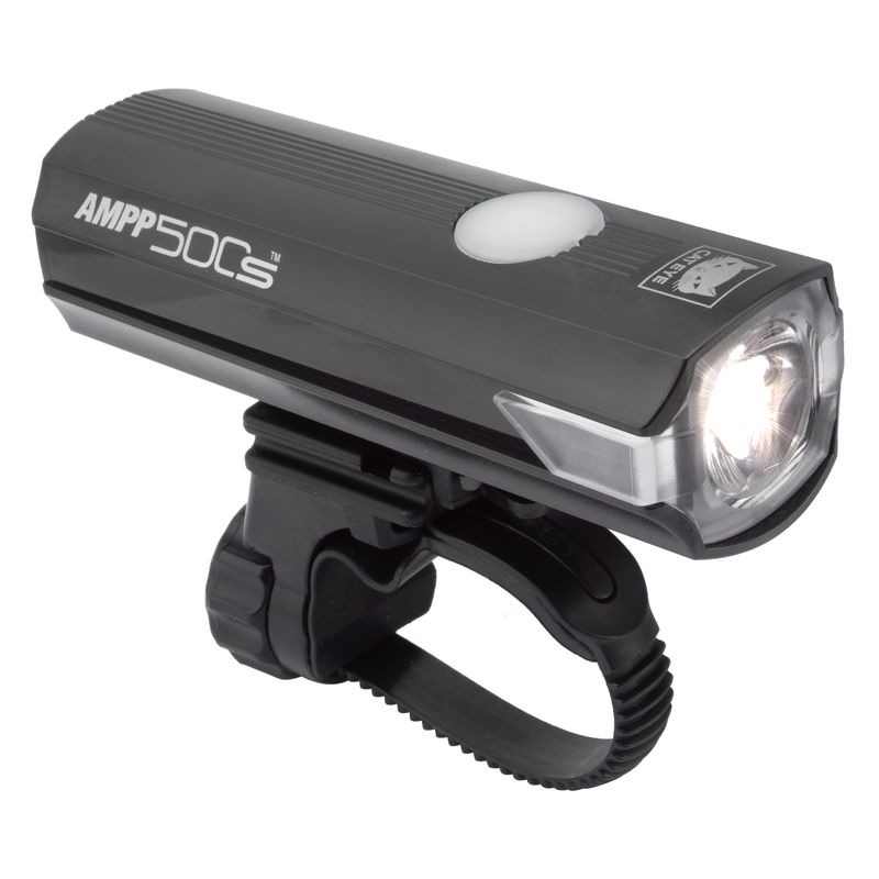 Cateye Headlight HL-EL085SRC AMPP500S - Black, USB
