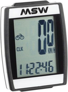 MSW Miniac Wireless Bike Computer Black