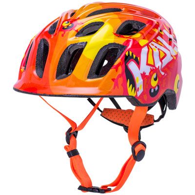 Kali Chakra Child Helmet, Color: Monsters Orange, Size: XS (44-50cm)