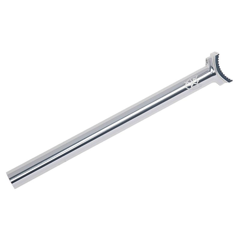 S&amp;M Long Johnson Pivotal Seatpost - Silver, 27.2 x 320mm