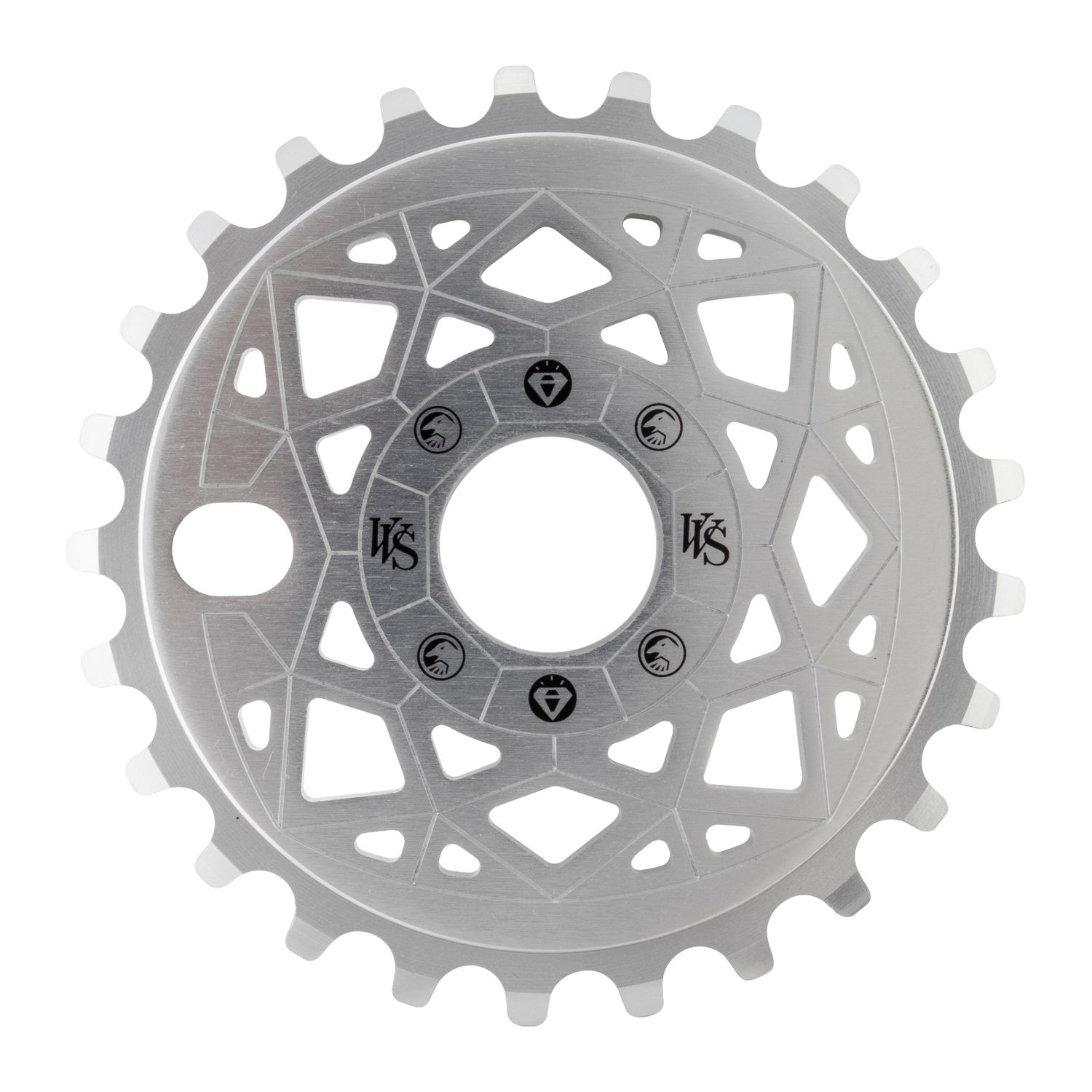 The Shadow Conspiracy VVS Chainring - 25T, 1/8&quot;, Silver