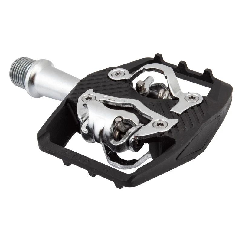 Origin8 Everland race Double Clipless Pedals 9/16", Color: Black/Silver