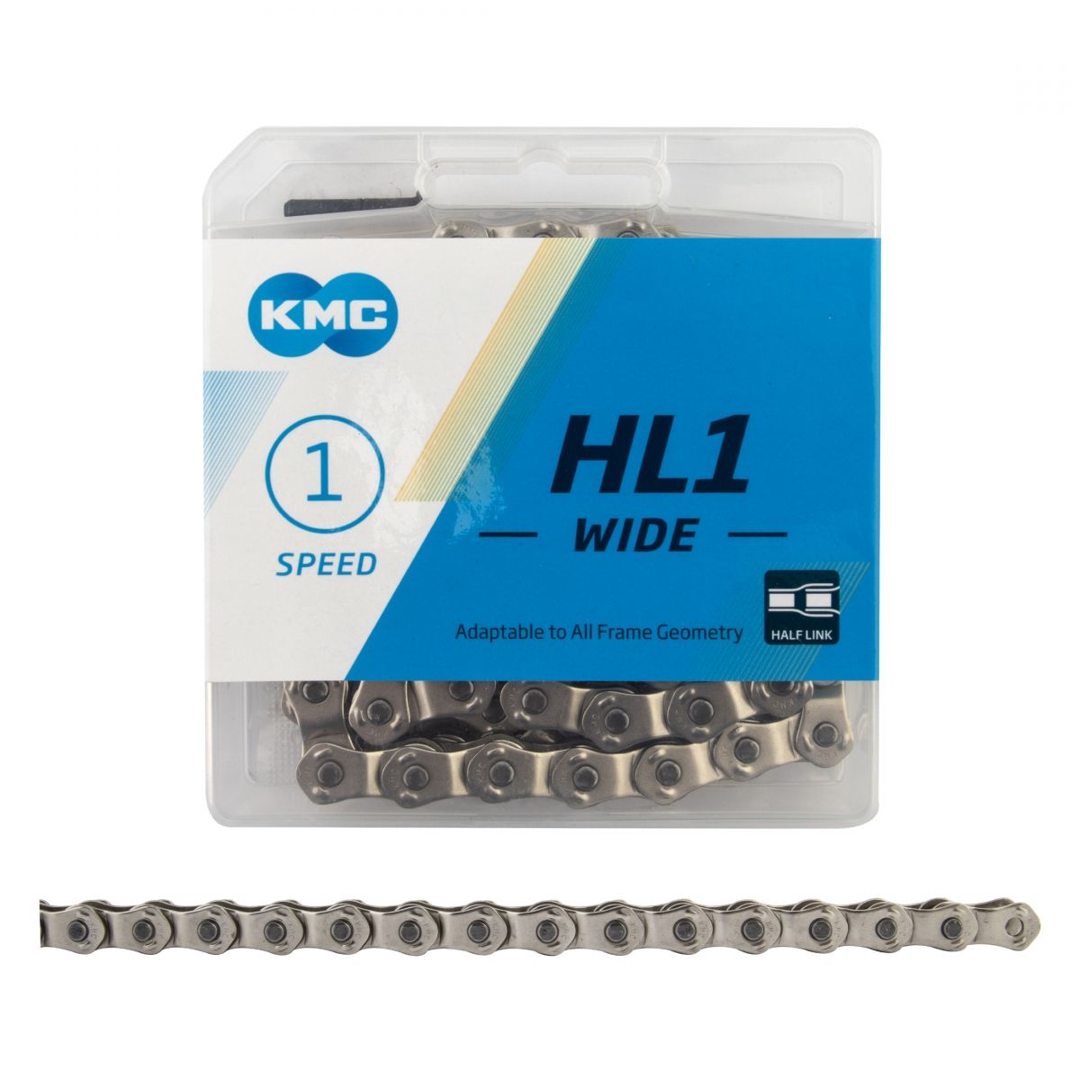 KMC HL1 Wide Chain, Color: Silver