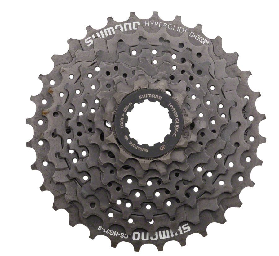 Shimano Altus CS HG31 8 Speed Cassette, Color: Black, Size: 11-32T