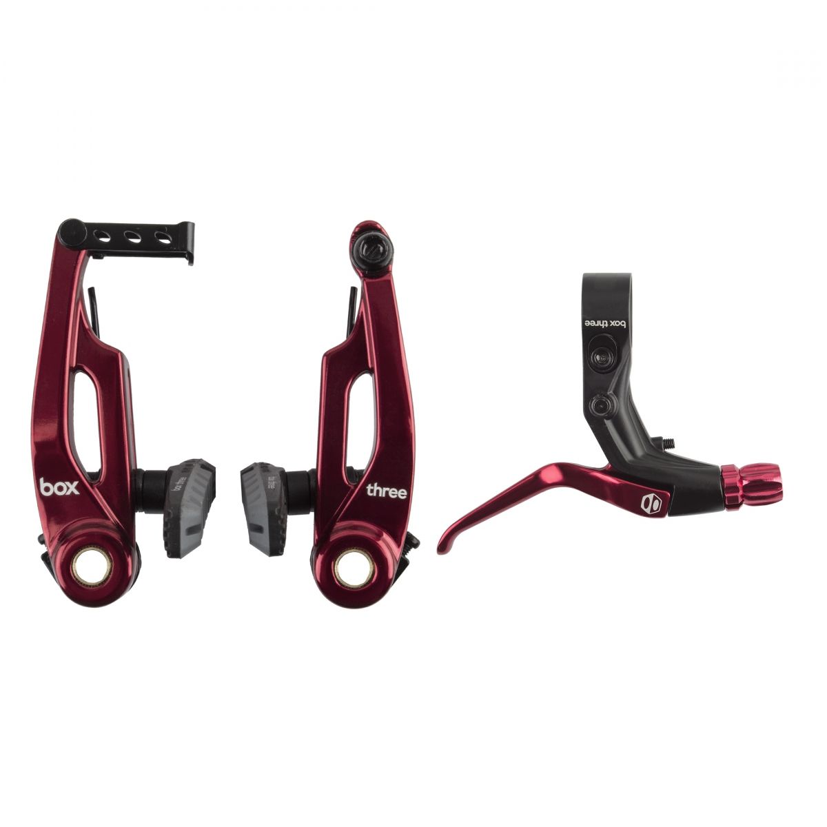 Box Three V-Brake Kit, Color: Red