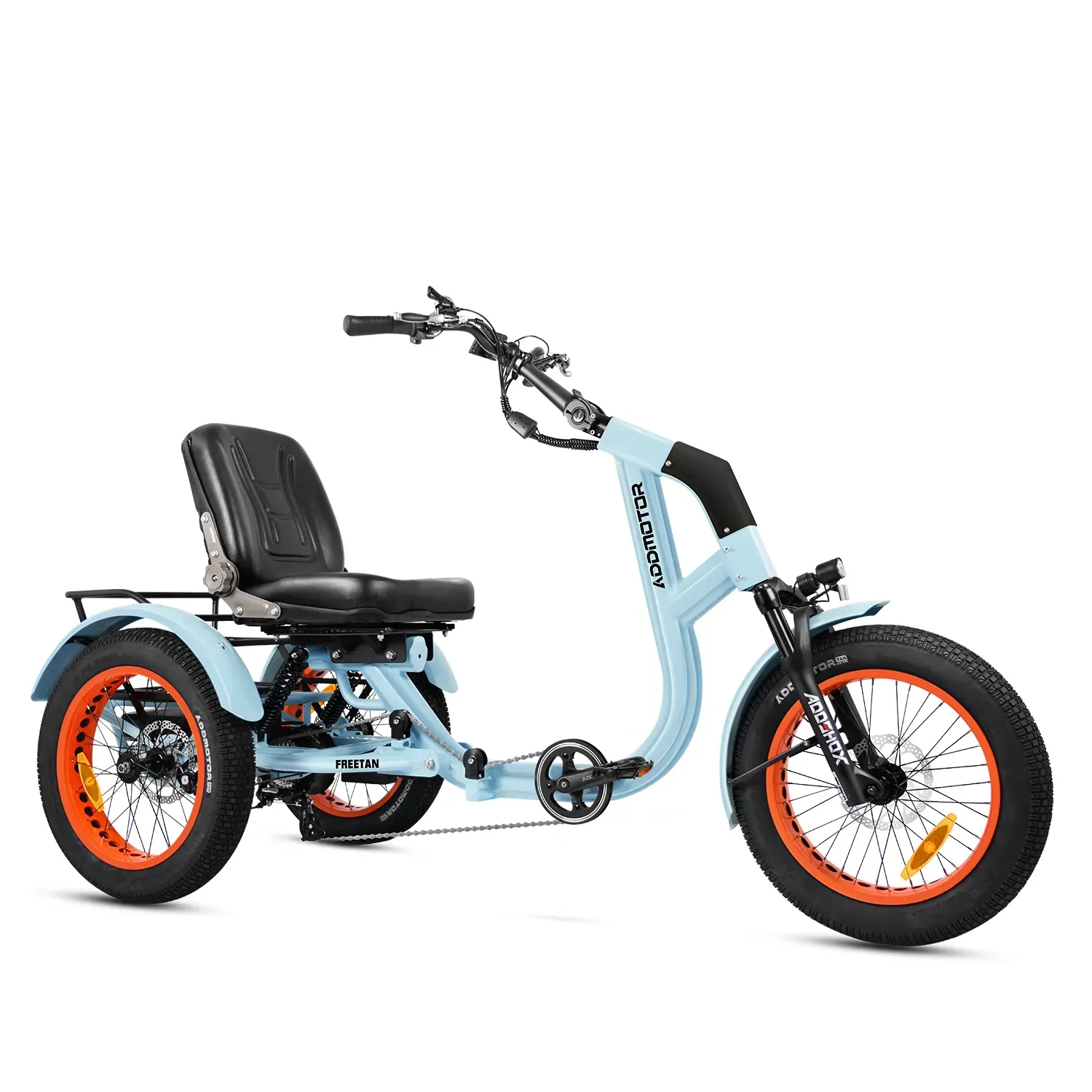 Addmotor Freetan M-368X Full-Suspension Semi-Recumbent eTrike
