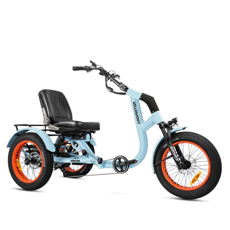 Addmotor Freetan M-368X Full-Suspension Semi-Recumbent eTrike