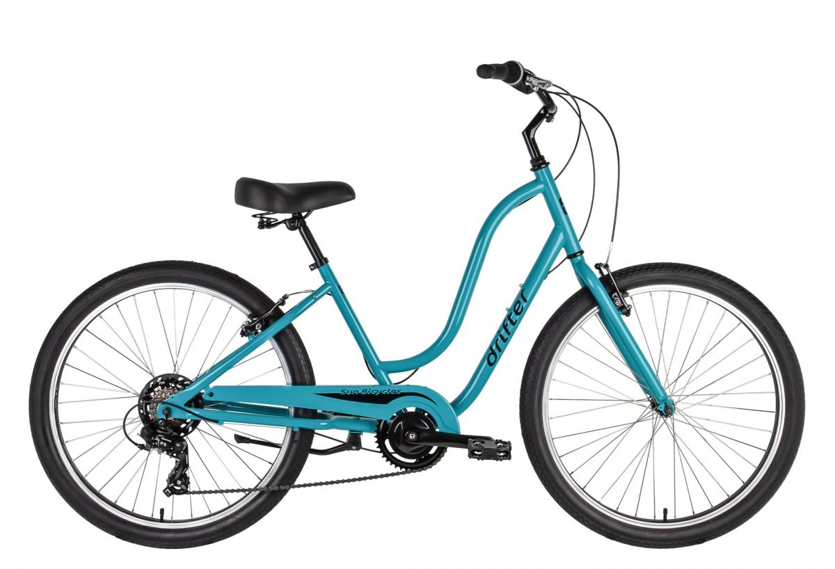 Sun Drifter 7sp Step Thru, Color: Mediterranean Blue