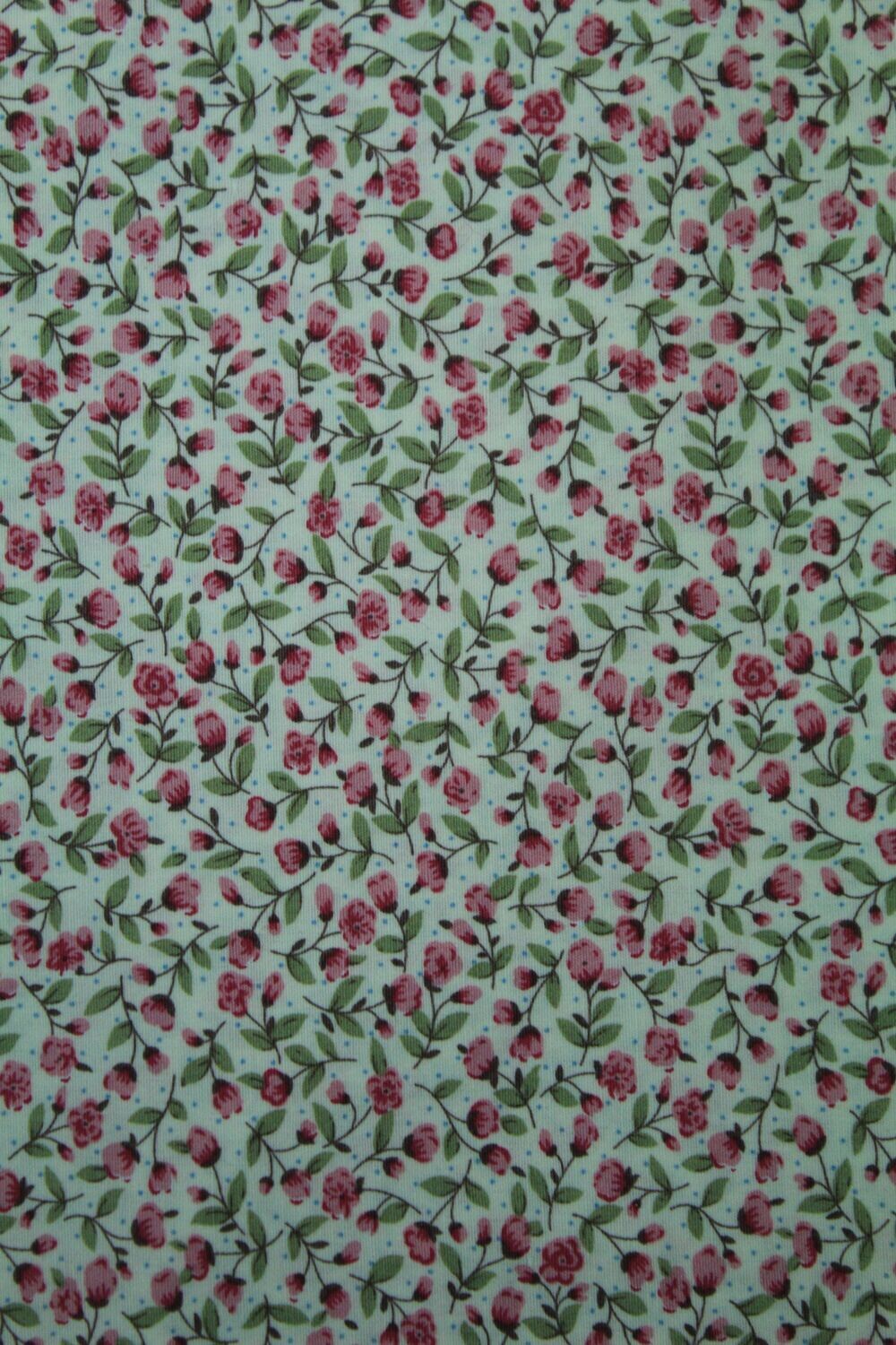 BLANCO FLORECITAS ROSAS