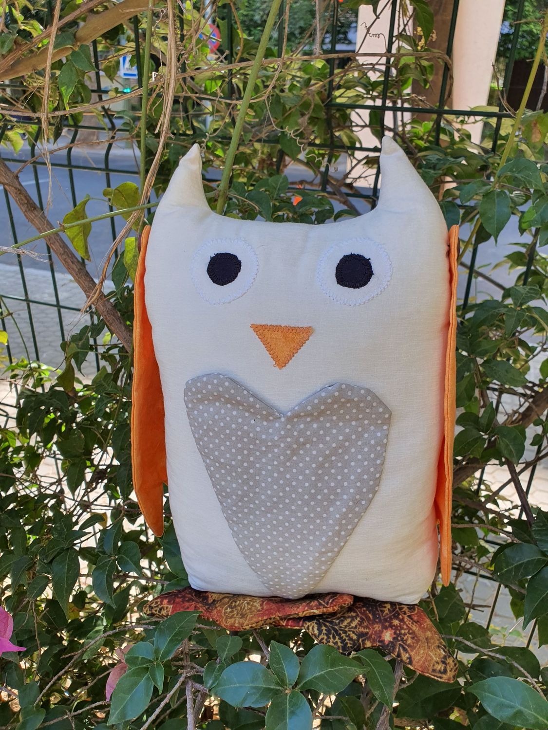 MUÑECO DE TELA BÚHO