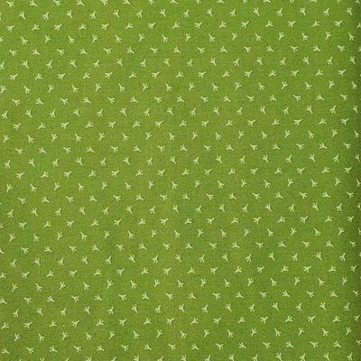 Tela verde topitos
