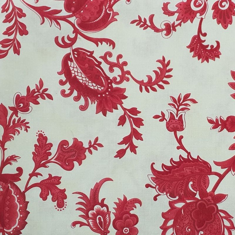 Cinnaberry beige flor roja