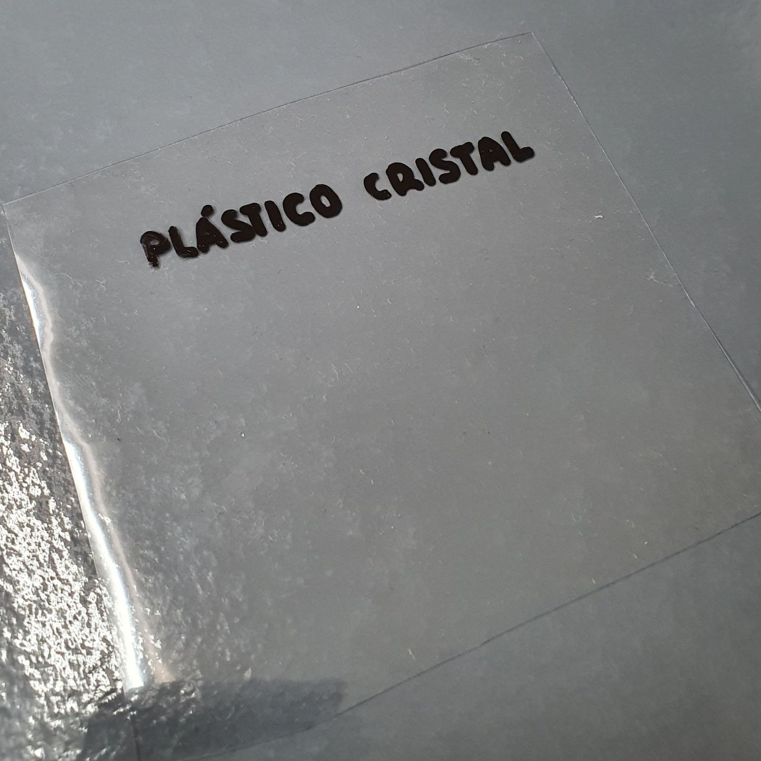 Plástico cristal transparente