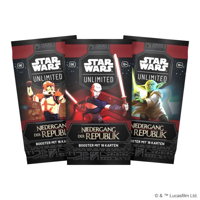 Star Wars: Unlimited - Niedergang der Republik Booster (deutsch)