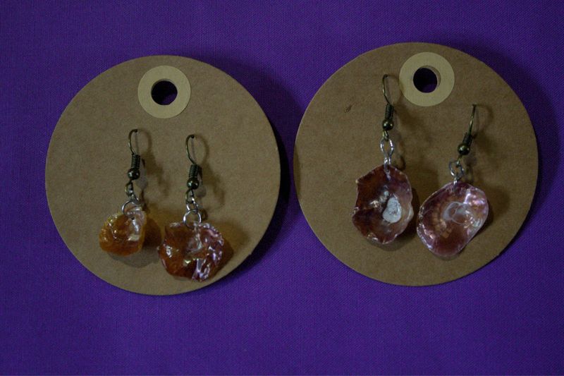 Aretes conchas de mar 1