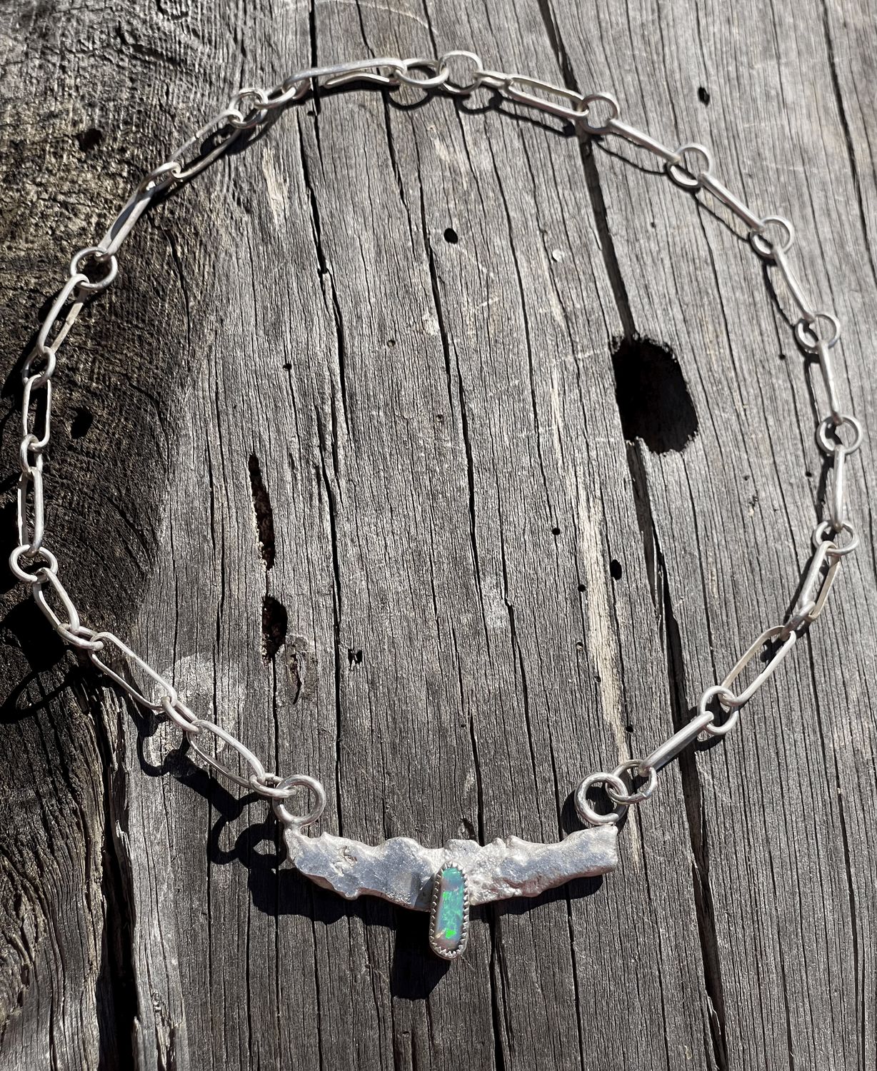 Wild Wings opal necklace
