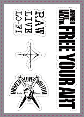 A5 TEMPORARY TATTOO (4 designs)