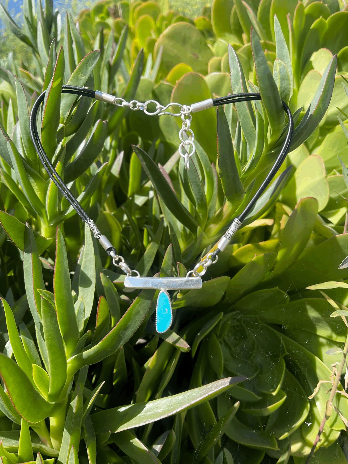 Arizona Turquoise drop necklace