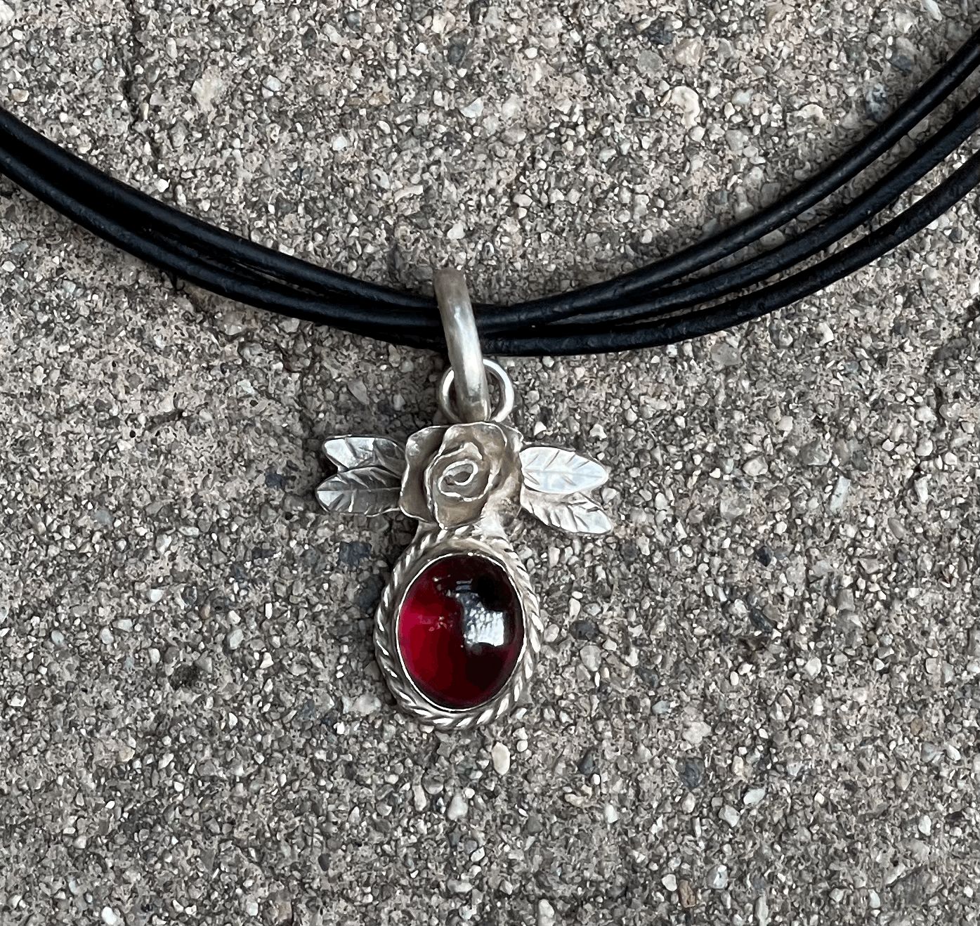 Red Garnet choker