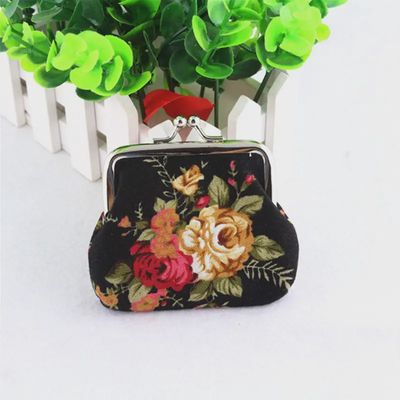 Floral Coin Purse (specify your color choice)