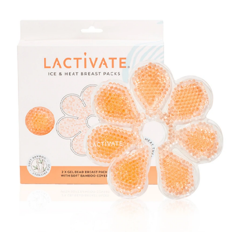 Lactivate Hot/Cold Breast Packs, relieves breast engorgement