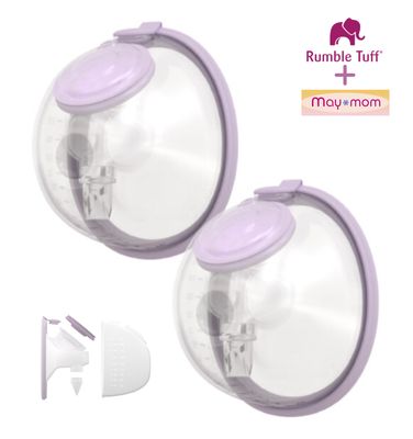 Rumble Tuff Go Cups, handsfree collection cups, hands free expressing