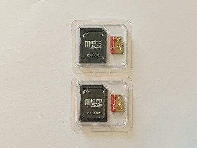 ZXZero MicroSD Cards x 2 (4Gb)