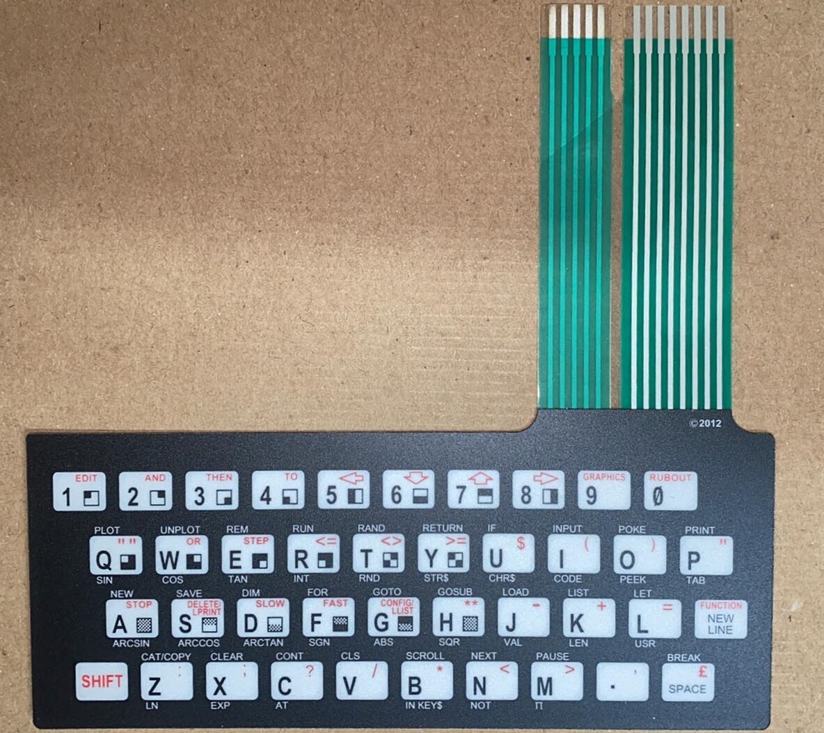 Sinclair ZX81 Membrane (ZXPand)