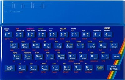 ZX SPECTRUM Replacement Case Blue