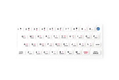ZX SPECTRUM 16k/48k keyboard mat White